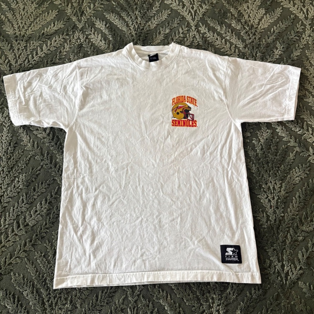 Vintage 90s Florida State Seminoles Team Starter T-Shirt Mens Medium